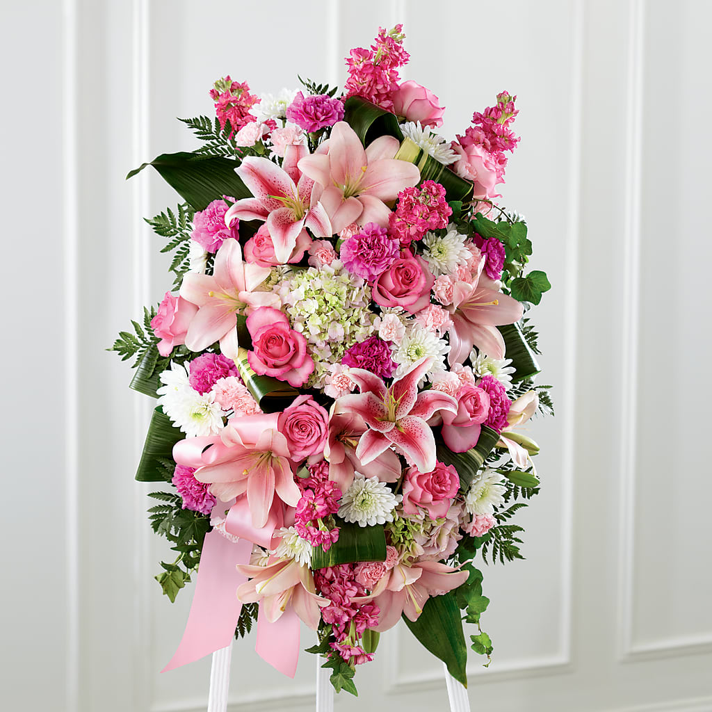 Comforting Standing Spray – Maple Ridge Florist, Maple Ridge BC