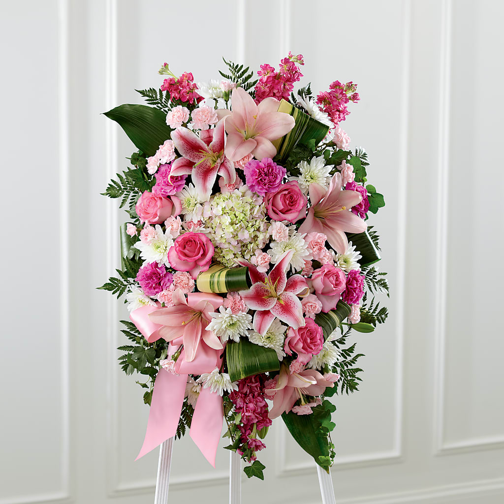 Comforting Standing Spray – Maple Ridge Florist, Maple Ridge BC
