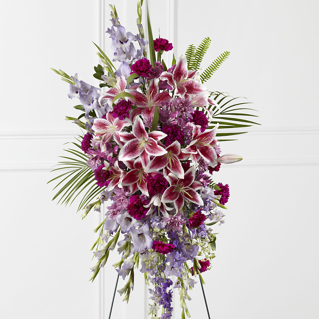 Tender Touch Standing Spray – Maple Ridge Florist, Maple Ridge BC