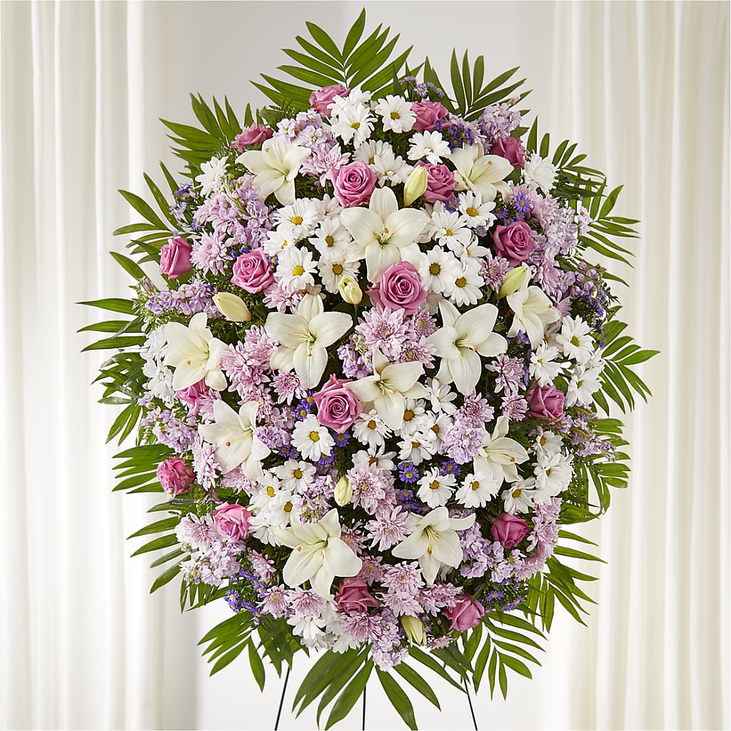 Surrounded by Love Standing Spray – Maple Ridge Florist, Maple Ridge BC