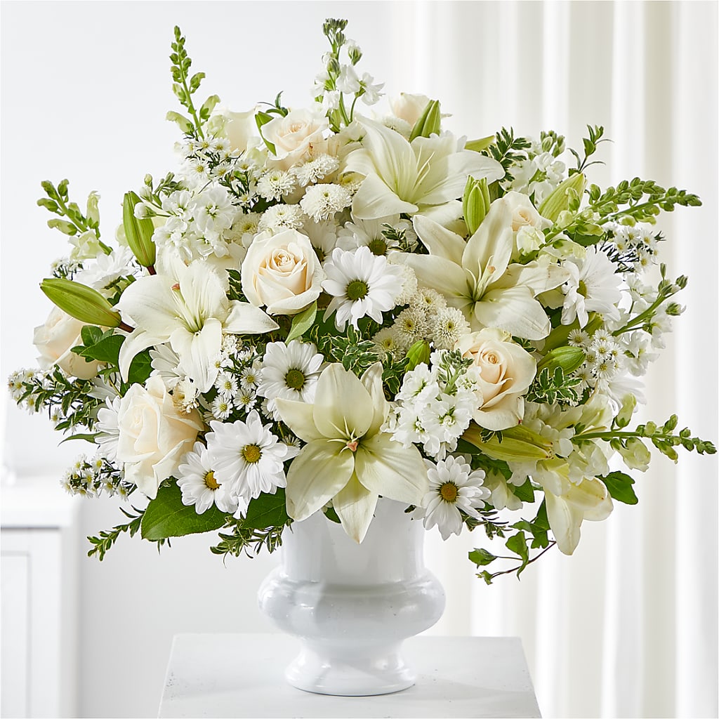 Uplifting Urn Arrangement – Maple Ridge Florist, Maple Ridge BC