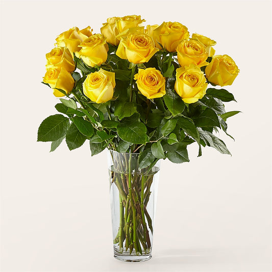 Long Stem Yellow Rose Bouquet –  Maple Ridge Florist, Maple Ridge BC