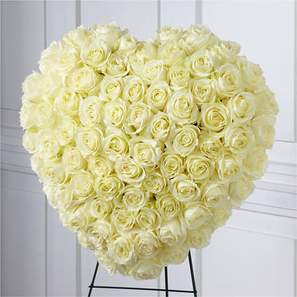 Elegant Remembrance Standing Heart –  Maple Ridge Florist, Maple Ridge BC