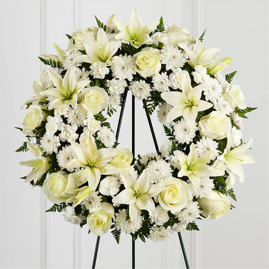 Treasured Tribute Wreath –  Maple Ridge Florist, Maple Ridge BC