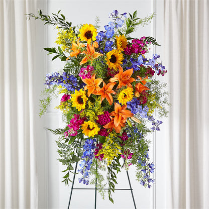 Sunlit Memories Standing Spray (Standard) –  Maple Ridge Florist, Maple Ridge BC