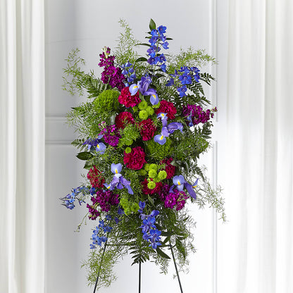 Heavenly Skies Standing Spray –  Maple Ridge Florist, Maple Ridge BC